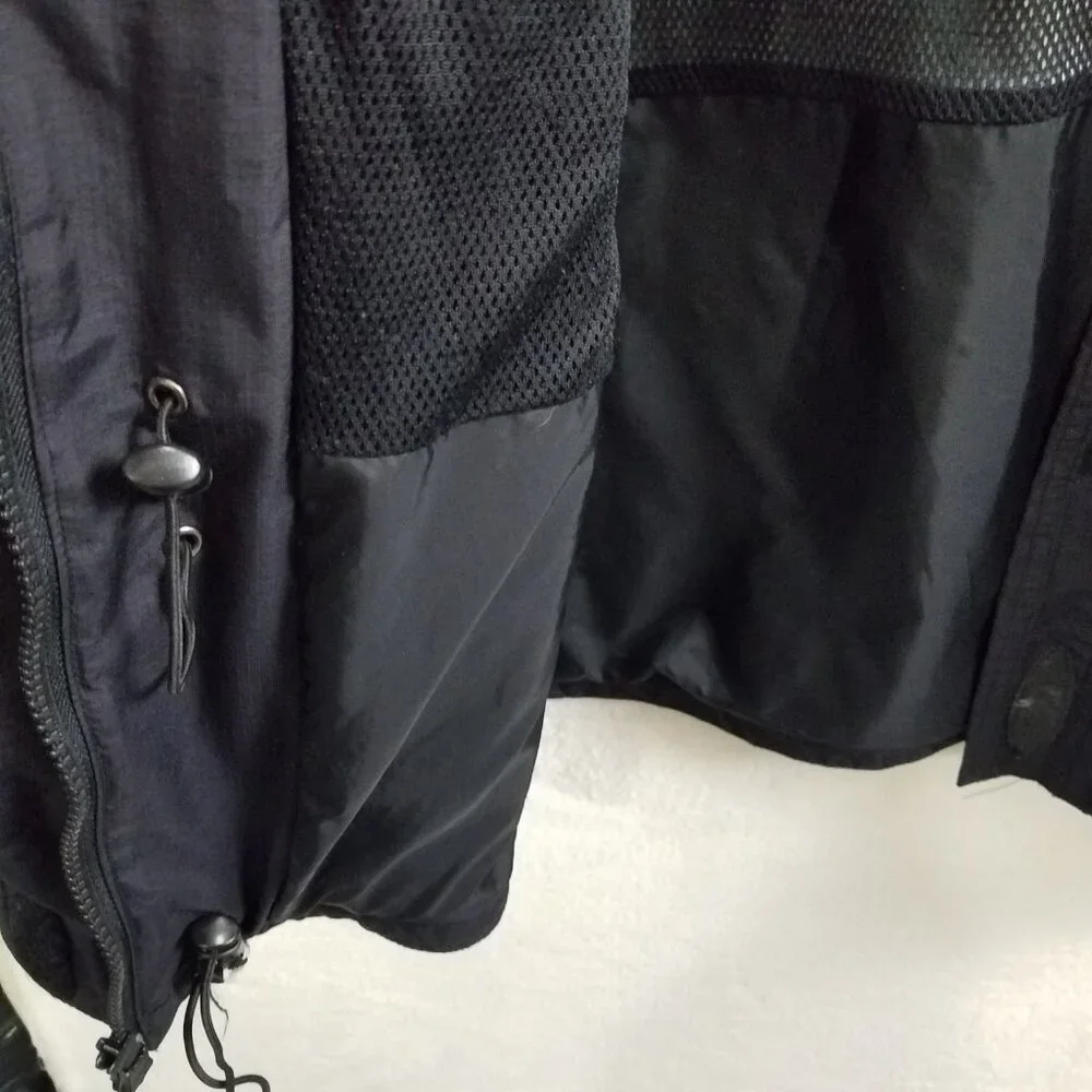 REI Co-op Rain Jacket Mens‎ XL Blue/black REI Elements Hooded Multi pocket
